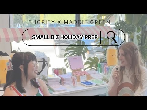 Small business holiday & Black Friday prep chat with local Austin, TX business owner! @shopify #ad