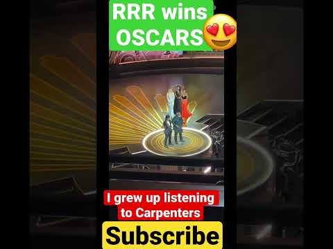 I Grew up listening to CARPENTERS 😂😂😂 | RRR wons Oscars 2023 Full speech #oscars2023