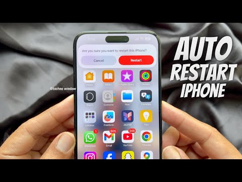 How to schedule iPhone to automatically Restart