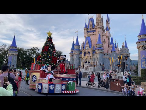 Mickey visits The Magic Kingdom at Walt Disney World