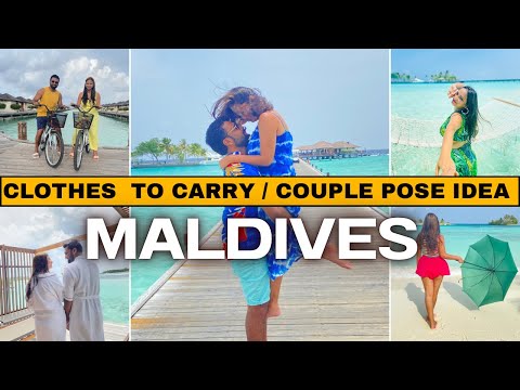 Couple Poses ideas for Maldives | Maldives outfit ideas | Maldives Packing essentials | Maldives