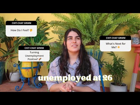 UNEMPLOYED AT 26 ✨😅 ( grwm chit-chat💄 embracing dreams & staying positive)