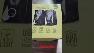 ZEB 2.0 SPEAKER WARRIOR WITH RGB LIGHTS #unboxing #speaker #zebronics #rgb #shorts #youtubeshorts