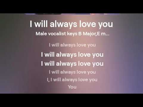 I WILL ALWAYS LOVE YOU (REVISE VERSION created by jam jamias )