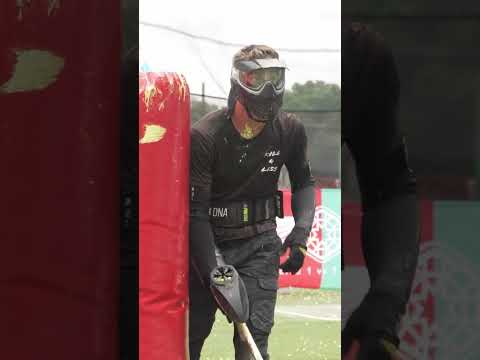 Oof...that definitely hurt 😬🤕 | Paintball throat shot | Hormesis Elite Tour 1vs1 #shorts