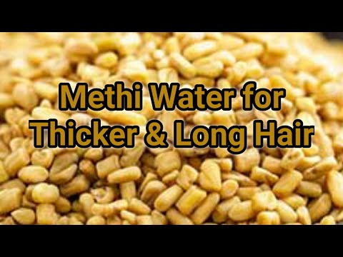 Methi Water for Long & Thick Hair | Easy DIY Home Remedies | Hair Care Routine