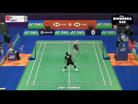 Jonatan Christie (Indonesia) Vs NG Ka Long Angus (hongkong) | India Open 2024