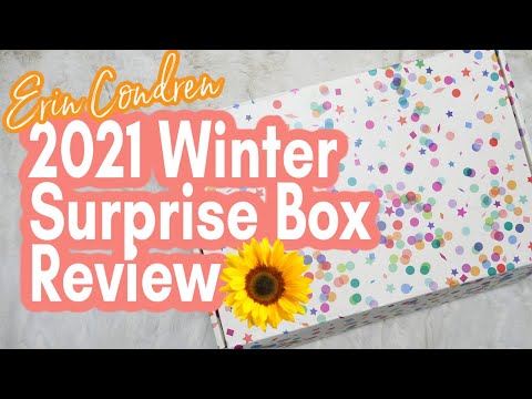 2021 Erin Condren Winter Surprise Box Unboxing and Review