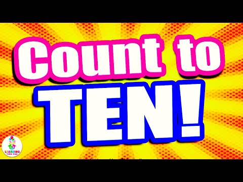 COUNT TO TEN with COLORS for TODDLERS! | Fun Learning Videos for Toddlers