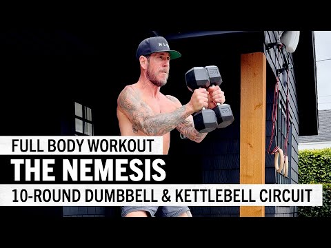 Full-Body Dumbbell & Kettlebell Circuit Workout