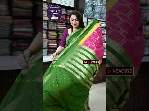 Price : 3250/- Free shipping | Code : NSAD925 | Semi Mysore Silk #silksaree #mysoresilksarees