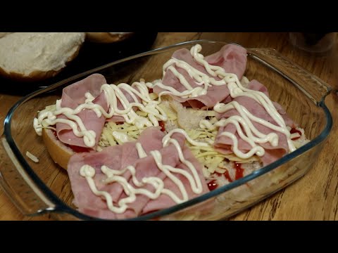 Easy breakfast with HAM and Mozzarella