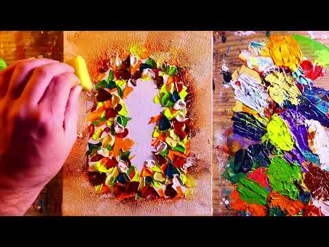 Prolific Abstract Painting In Acrylics | 4 Art Ideas | Painting Techniques | Time Lapse