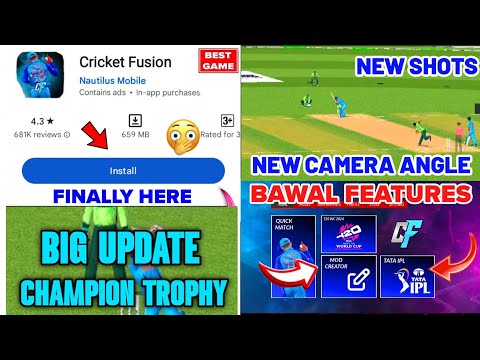 🤯Cric Fusion X V2 Update Release On 19 | New😲 10+ Features, New Commentary, New Shots, Cric Fusion