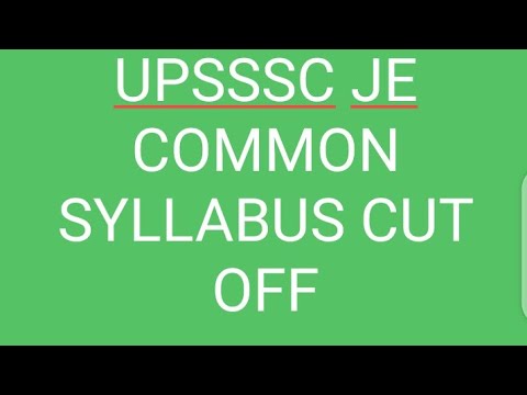 Upsssc je 2018 latest news