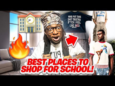 Top 5 BEST PLACES To Shop Online For Back To School 2024!