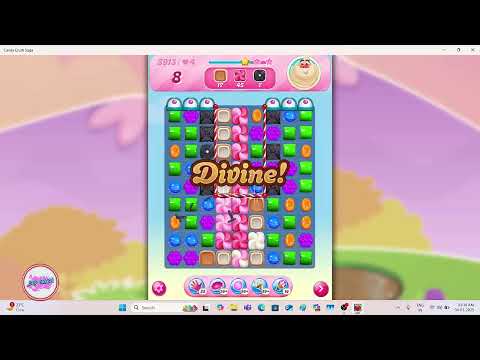 Candy Crush Saga Level 3913 NO BOOSTER