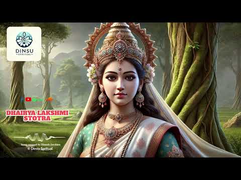 धैर्य लक्ष्मी स्तोत्र (Dhairya Lakshmi Stotra) | Sanskrit Spiritual Stotra | Dinsu Spiritual