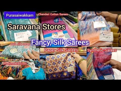 Saravana Stores / Fancy Sarees,  Silk Sarees,  Readymade Blouses / Pongal Sarees | Purasaiwalkam