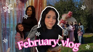 FEBRUARY VLOG; BABY SHOWER & GALENTINES DAY