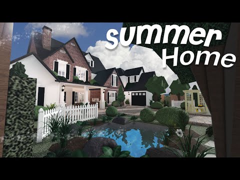 Sunny Summer Family Home | Bloxburg | 2 Story + Lemonade Stand￼