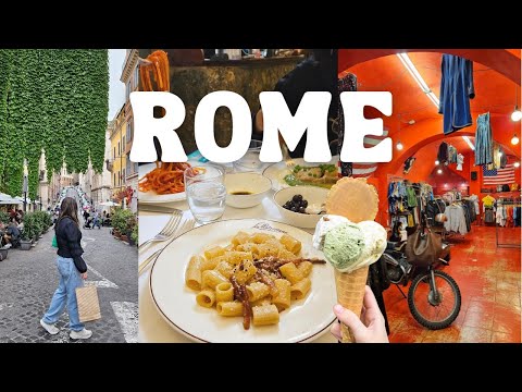 Rome Vlog 2023 🇮🇹 Shopping in Rome Italy, Best Vintage Shops, Rome Travel Guide, Italy Shopping Vlog