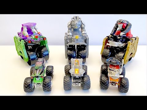 MONSTER JAM | MONSTER MORPHERS | GRAVE DIGGER | MAX-D | HOT WHEELS MONSTER TRUCKS | PIRATE'S CURSE