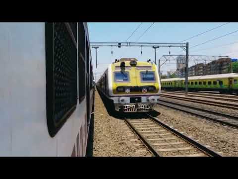 Mumbai Local Train Travel For Parel On Central Line.