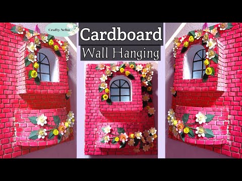 Best Out Of Waste | UNIQUE Wall hanging | Wall Decoration From Cardboard | Home Decor Ideas | #DIY