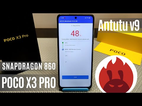 Snapdragon 860 Antutu Score (v9) ★ POCO X3 PRO Antutu M2102J20SG