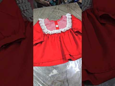 Baby frock cutting and stitching #baby frock 1 year#baby frock design cutting #shorts#babyfrock 2025