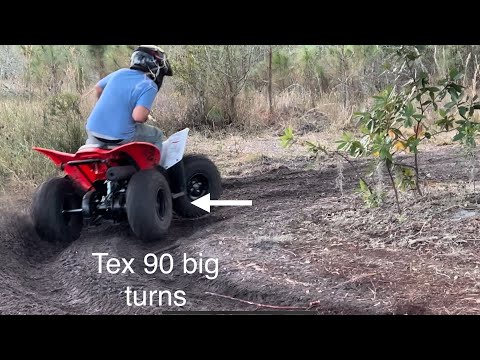 Trx 90 ripping burms ** full speed**