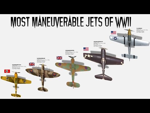 10 Most Maneuverable Fighters of WWII | The Best WW2 Dogfight Fighters