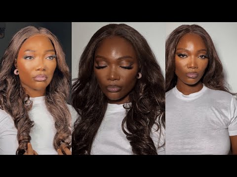 BLACK GIRL MAKEUP TUTORIAL / FULL GLAM / FLAWLESS FINISH  #makeuptutorial