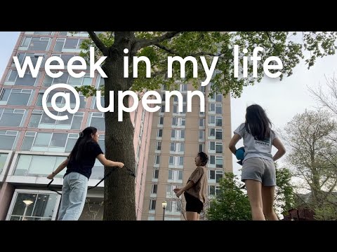 week in my life at upenn | hanging with friends, solidcore pilates, spring | 미국 유펜 대학생 브이로그 🍃