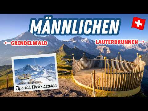 MANNLICHEN, SWITZERLAND | What to do ALL year long + the best views of Lauterbrunnen & Grindelwald!