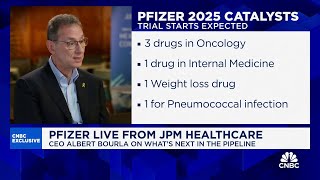 Pfizer CEO Albert Bourla: Our 2025 focus is on pipeline