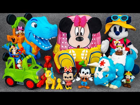 Satisfying with Unboxing Disney Junior Minnie Mouse Deluxe Vehicle Playset | Review Toys ASMR