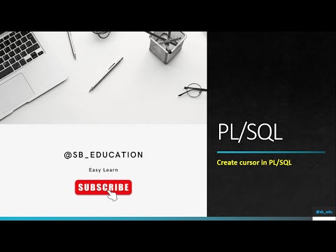 How to create a cursor in PL/SQL  ||  FYBSC-IT Practical