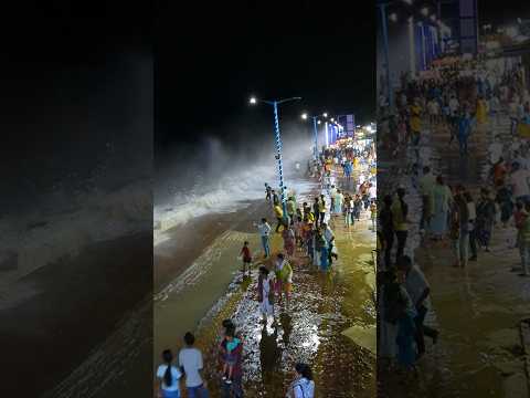 40 ফুট উচ্চতায় দীঘা প্রবল জলোচ্ছ্বাস 🌊💥 #beach #waves #shorts