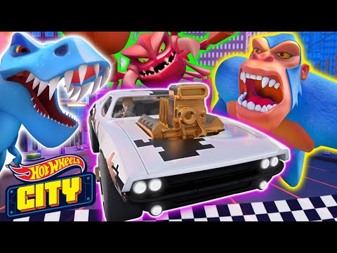 Hot Wheels City Has Been Taken Over by Giant Creatures!! 😱 + More Hot Wheels City Adventures!