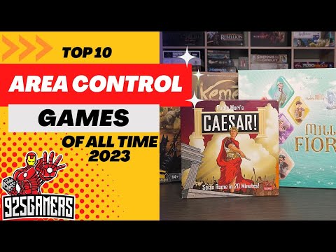 Top 10 Area Control Board Games of All Time | Area Majority Games 2023