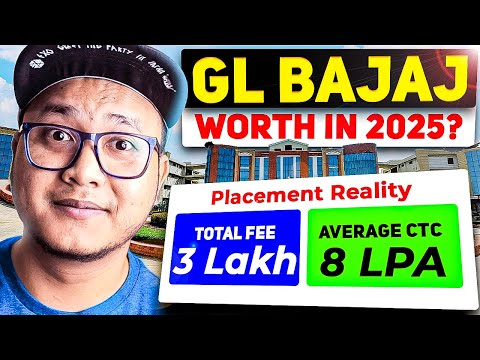 GL Bajaj MBA/PGDM Worth It in 2025? 🤔 8 LPA CTC Placement Reality ✅