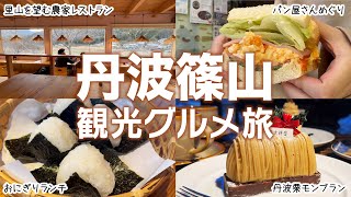 【兵庫 丹波篠山】休日観光グルメ食べ歩き＆ 農家レストランの絶品おにぎりランチ｜丹波｜兵庫