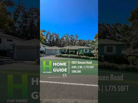 Hayward Home Guide | 2827 Hansen Road