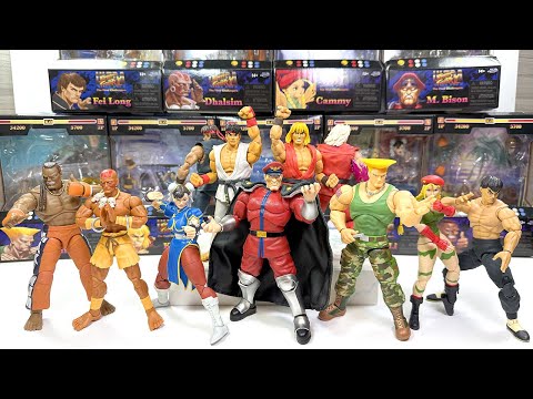 All Jada Toys 1/12 ULTRA STREET FIGHTER II Characters Action Figures | Ultra Street Fighter 2 Figure