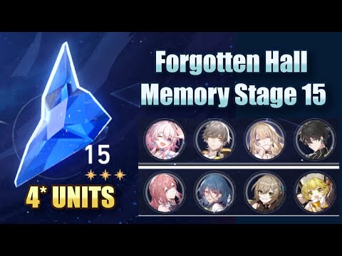 F2P 4* Only Level 55 | Forgotten Hall Memory Stage 15 | 3 Stars Clear