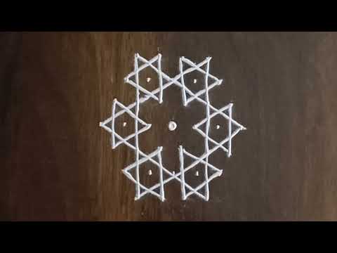 काळाआड होत चाललेल्या आजीच्या काळातील 3 रांगोळी | 7×4 Dots Rangolis | 3 Traditional Rangolis | PART-2