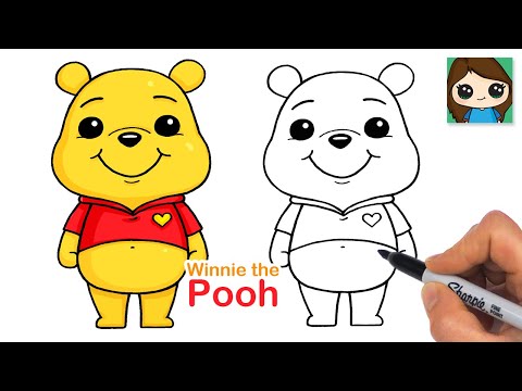 How to Draw Winnie the Pooh Bear (New)