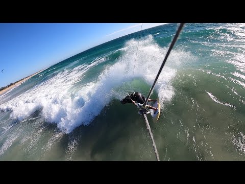 Strapless kitesurfing west Australia